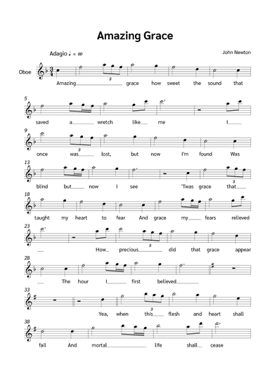 Amazing Grace (arr. Jackson Spindler)
