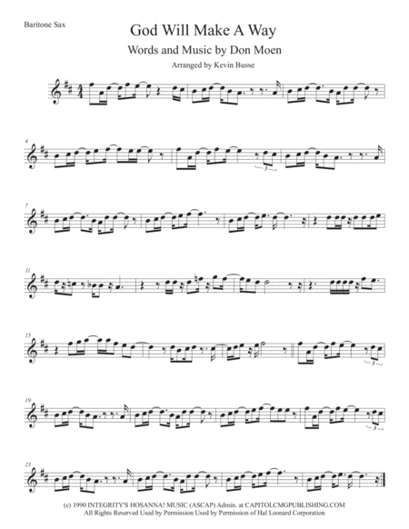 God Will Make A Way (arr. Kevin Busse)
