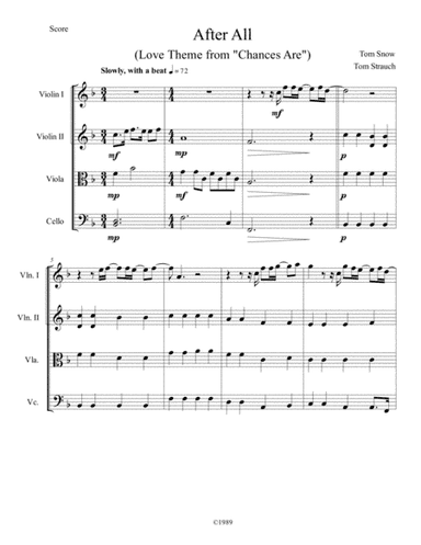 After All (arr. Tom Strauch)