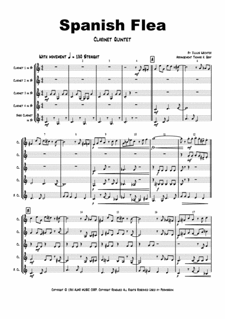 Spanish Flea (arr. Thomas H. Graf)