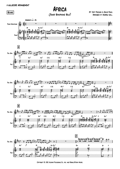 Africa (arr. Andrew Will)