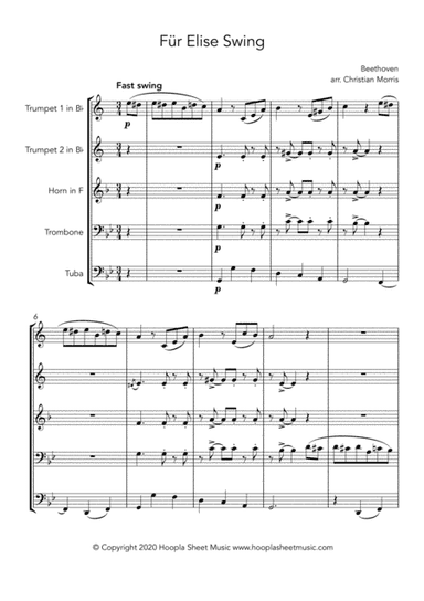 Für Elise Swing (arr. Christian Morris)