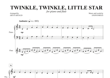 Twinkle Twinkle Little Star (arr. Art.o Artaud)