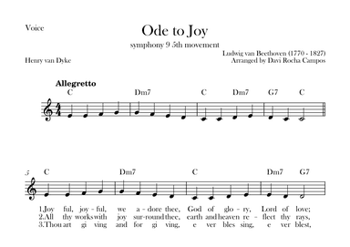 Ode To joy (Symphony 9 5th movement) (arr. Davi Rocha Campos)