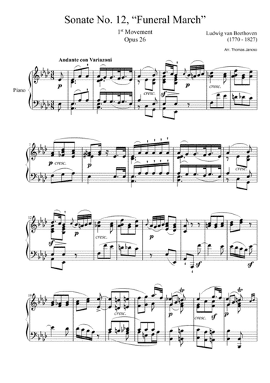 Sonata No 12 (complete) (arr. Thomas Jancso)