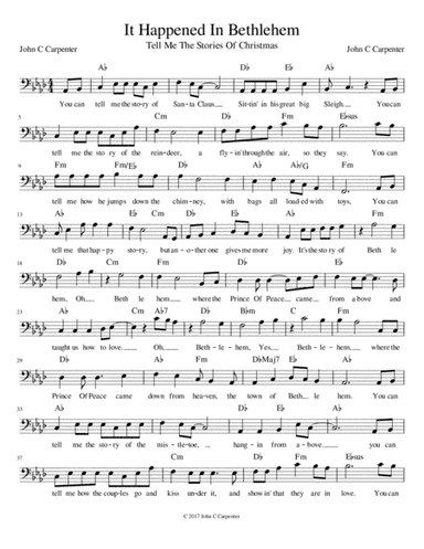 It Happened In Bethlehem