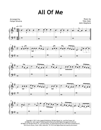 All Of Me (arr. Felipe Silveira)