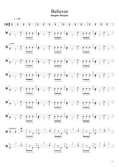 Believer (arr. Cyril Mayer)