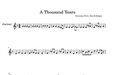 A Thousand Years (arr. julio cesar)