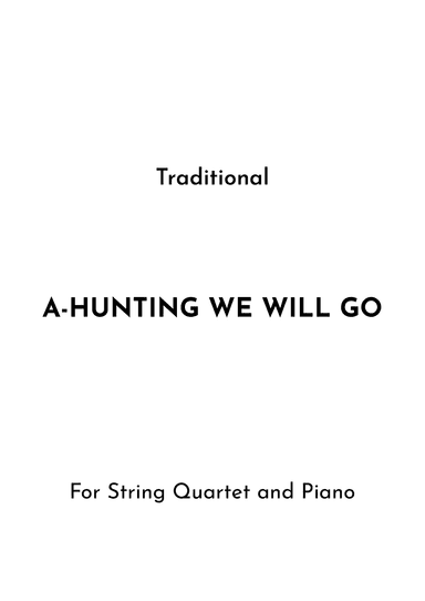 A-Hunting We Will Go (arr. Jireh J.)