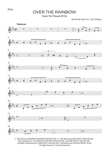 Over The Rainbow (arr. Alex Nunes Rodrigues)