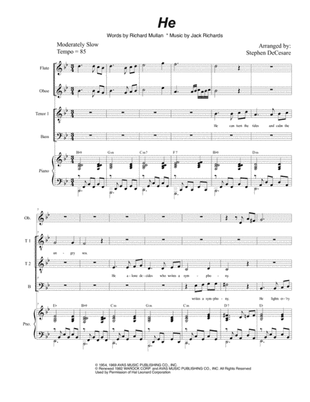 He (arr. Stephen DeCesare)