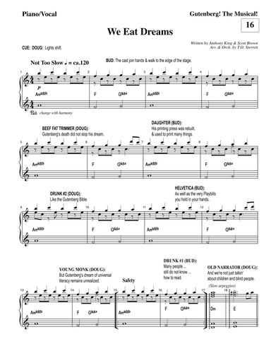 16 We Eat Dreams 2020 Full Score