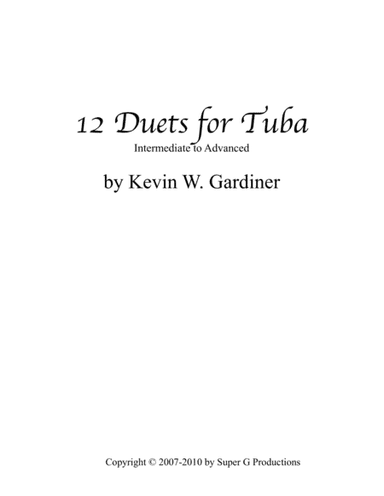 12 Duets for Tuba