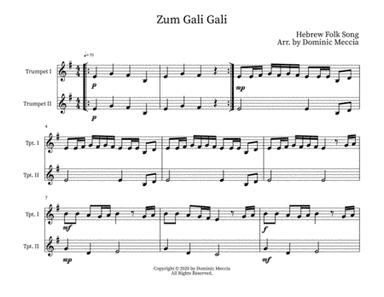 Zum Gali Gali (arr. Dominic Meccia)