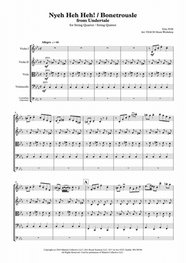 Bonetrousle (from Undertale) (arr. VEACH Music Workshop)