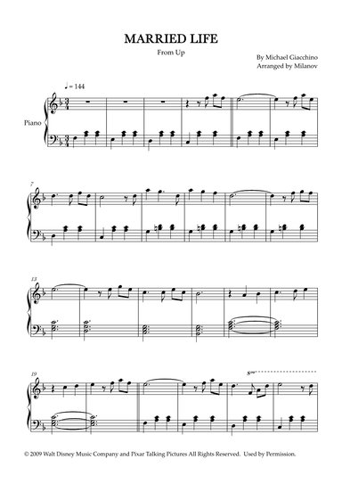Married Life (arr. Milanov)