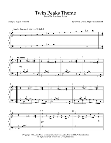 Twin Peaks Theme (arr. Jim Winslett)