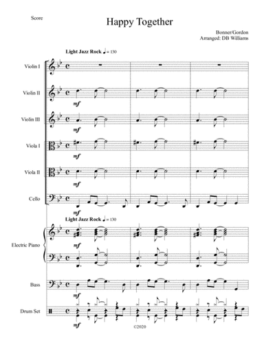 Happy Together (arr. DB Williams)