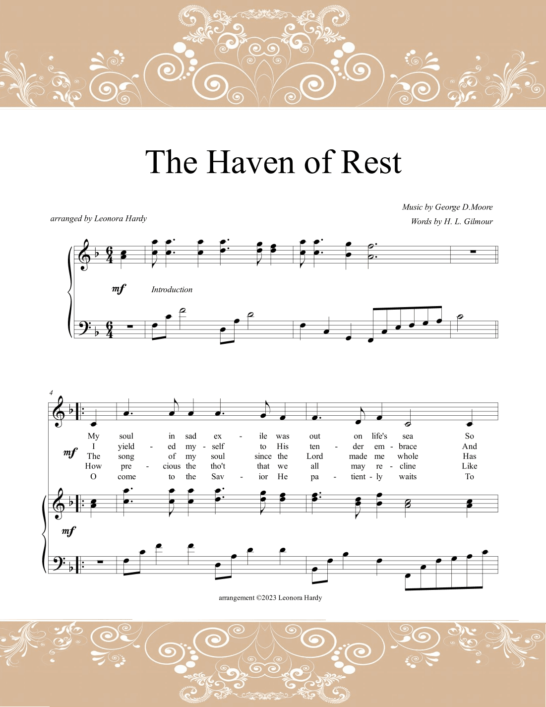 The Haven of Rest (arr. Leonora Hardy)