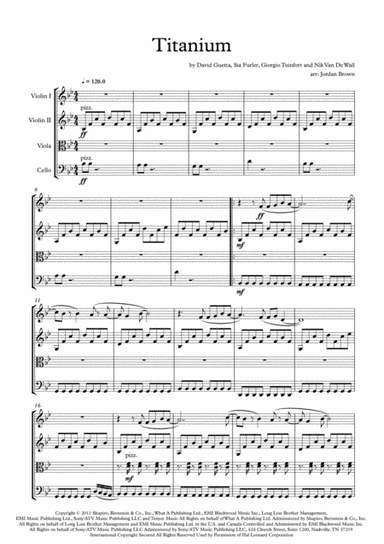 Titanium (arr. Jordan Brown)