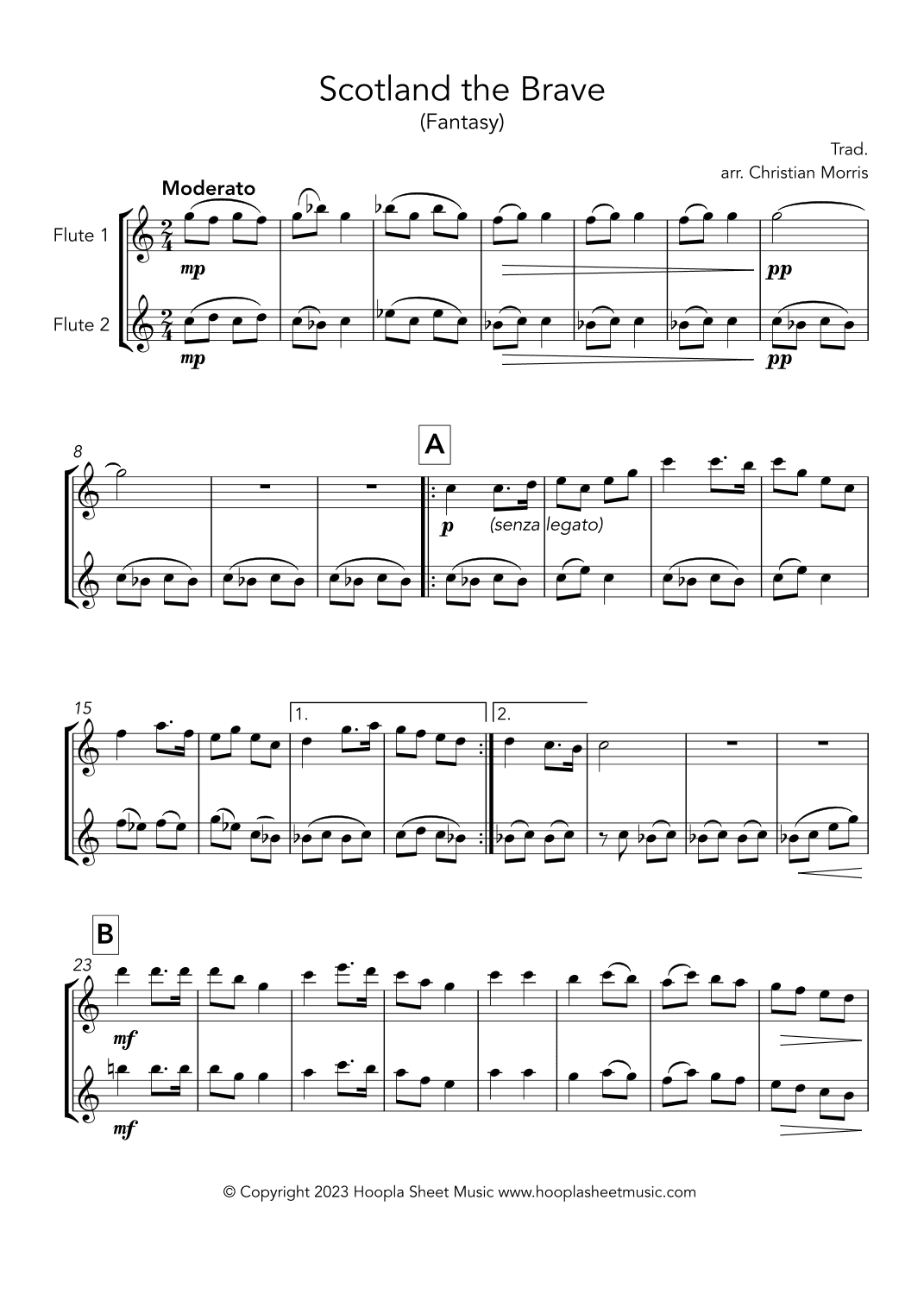 Scotland the Brave (arr. Christian Morris)