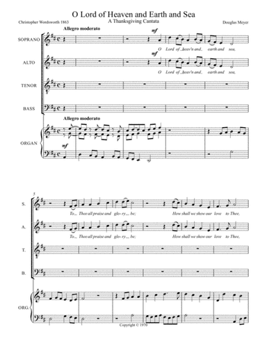 A Thanksgiving Cantata