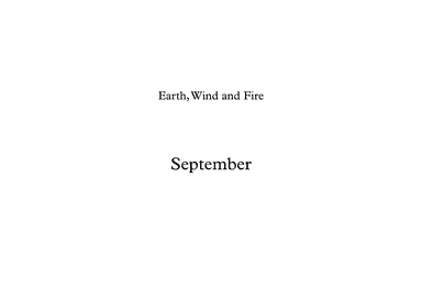 September (arr. Percussion Ensemble Collective)