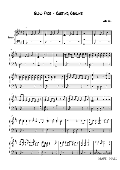 Slow Fade (arr. ezequiel zeferino)