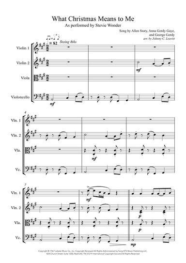 What Christmas Means To Me (arr. Johnny C. Leavitt)