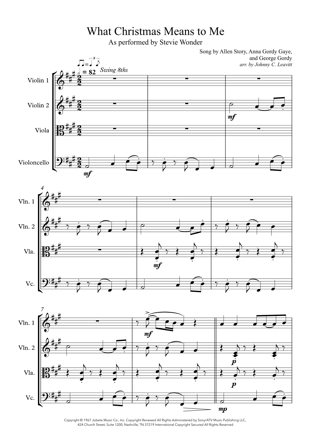 What Christmas Means To Me (arr. Johnny C. Leavitt)