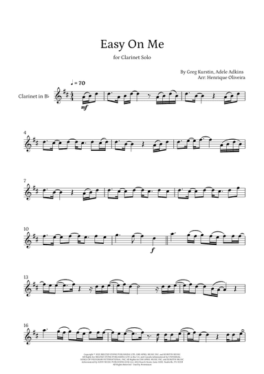Easy On Me (arr. Henrique Oliveira)