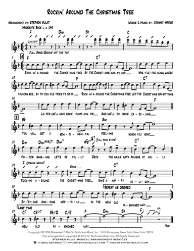 Rockin' Around The Christmas Tree (arr. Stephen Bulat)