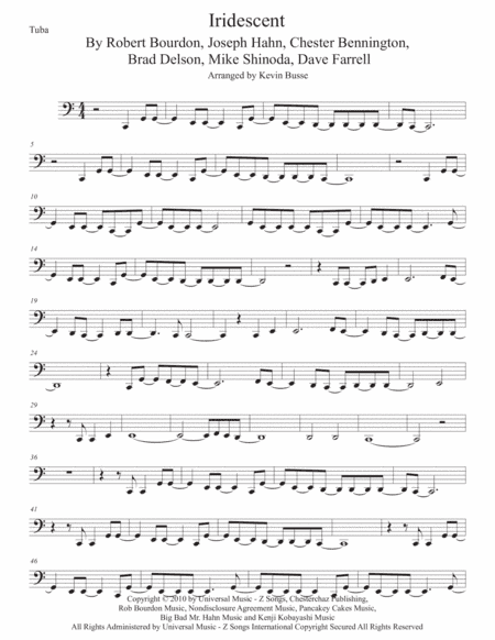 Iridescent (arr. Kevin Busse)