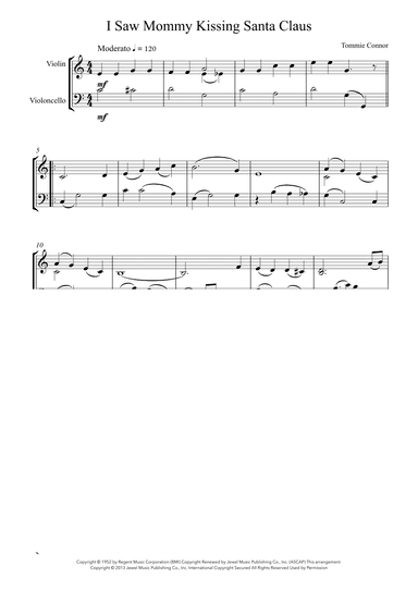 I Saw Mommy Kissing Santa Claus (arr. Sherry Lewis)