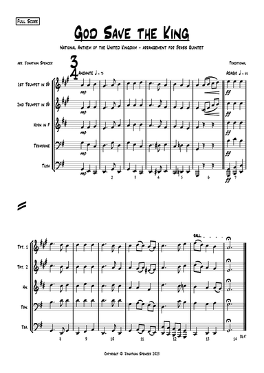God Save the King (arr. Jonathan Spencer)