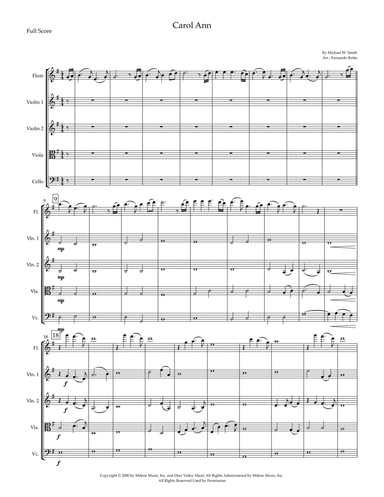 Carol Ann (arr. Fernando Britto)