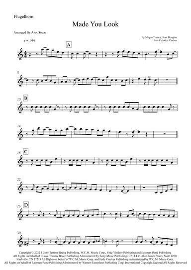 Made You Look (arr. Alex Souza)