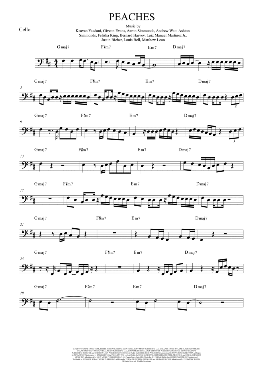 Peaches (arr. Anderson Quevedo)