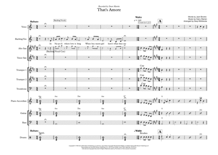 That's Amore (That's Love) (arr. Daryl McKenzie)