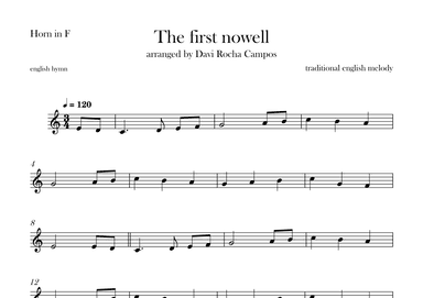 The First nowell (arr. Davi Rocha Campos)