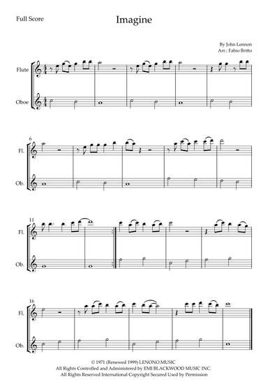 Imagine (arr. Fabio Britto)