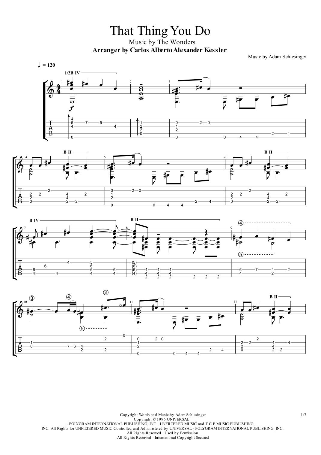 That Thing You Do! (arr. Alexander kessler)