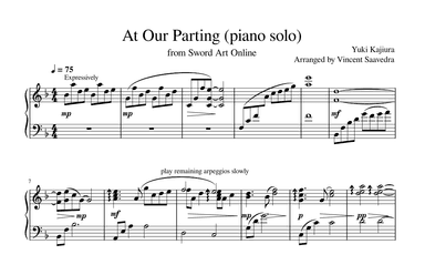 At Our Parting (arr. Vincent Saavedra)