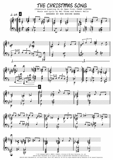 The Christmas Song (Chestnuts Roasting On An Open Fire) (arr. Nor Eddine Bahha)