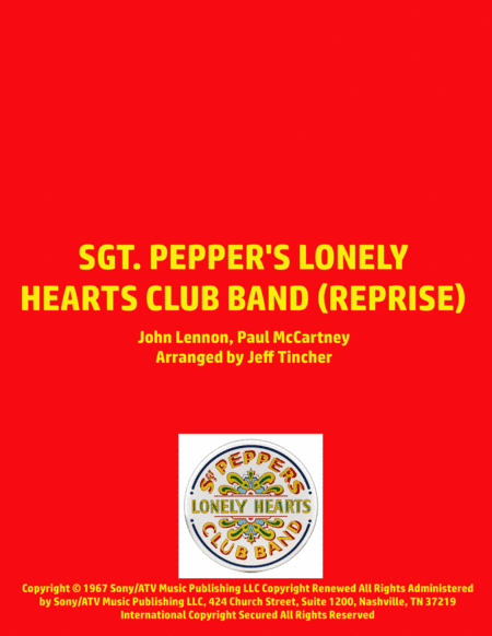 Sgt. Pepper's Lonely Hearts Club Band (reprise) (arr. Jeff Tincher)