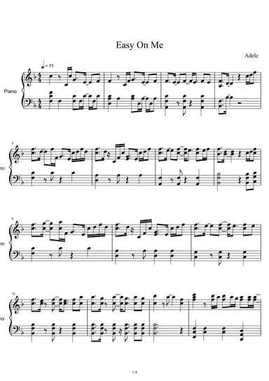 Easy On Me (arr. Adele Adkins)