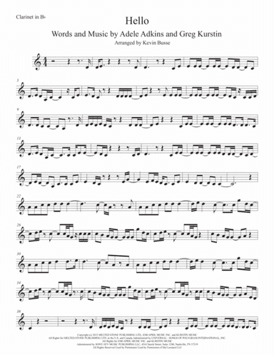 Hello (arr. Kevin Busse)