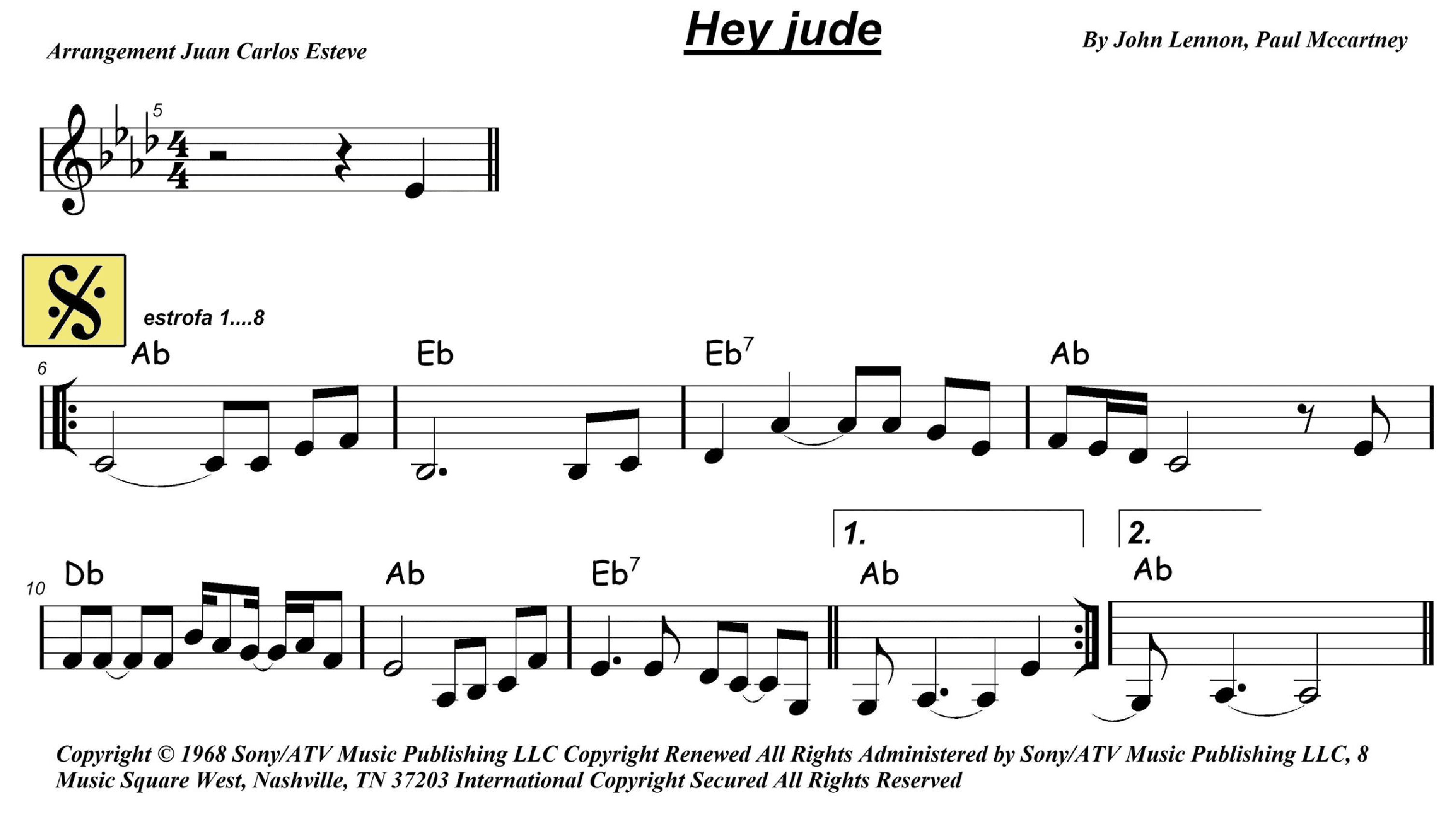 Hey Jude (arr. juan carlos esteve / Gran Coda)