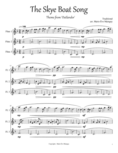 The Skye Boat Song (arr. Marie-Ève Mainguy)